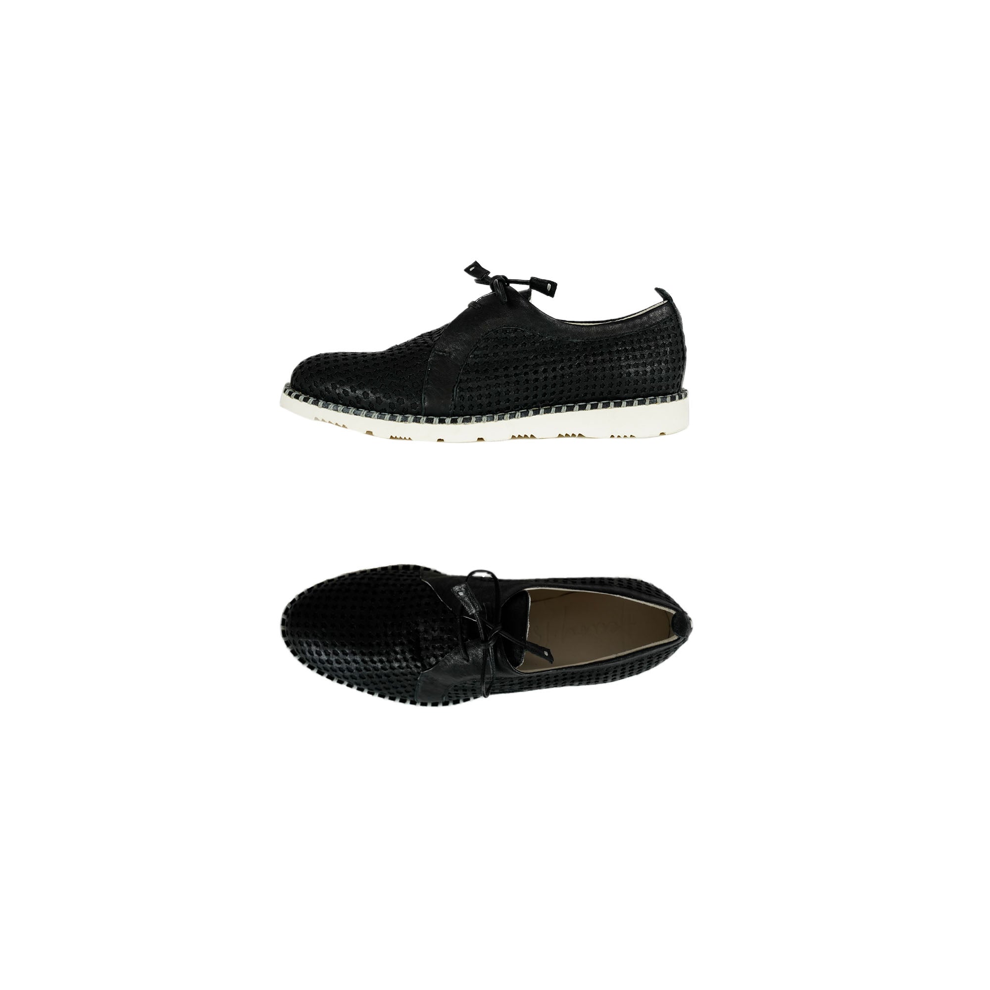 Lace-Up Shoes Star Washed Black