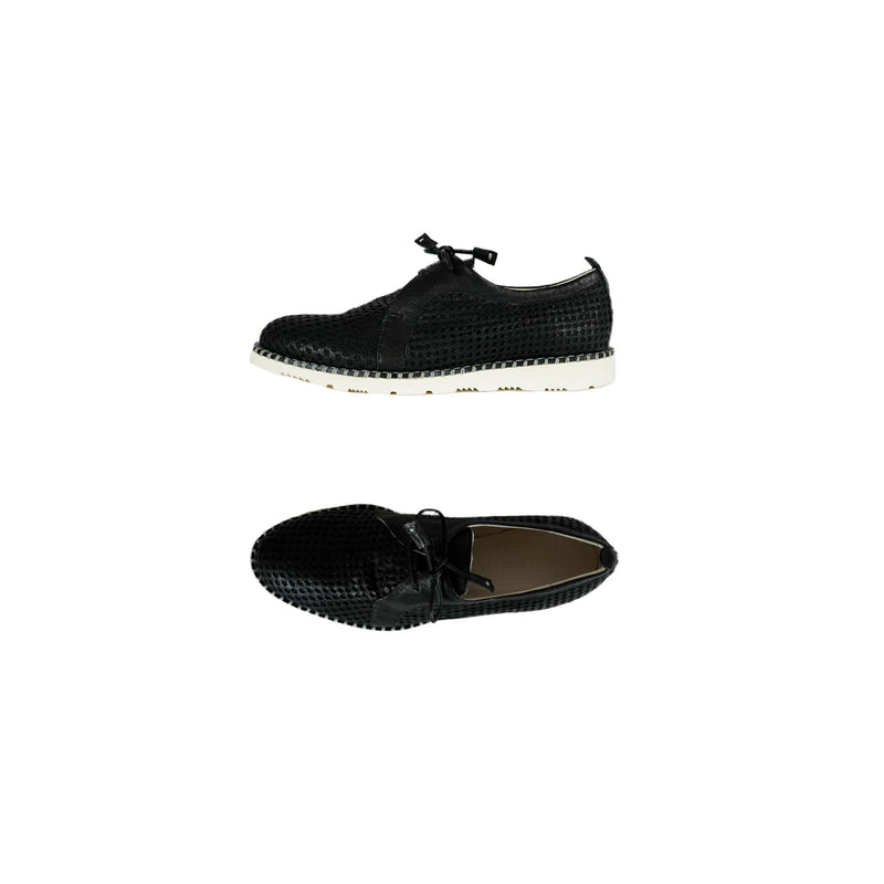 Lace-Up Shoes Star Washed Black