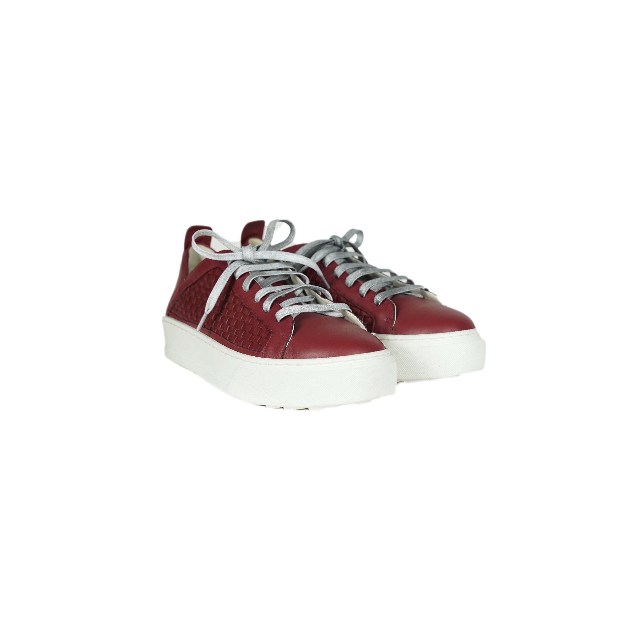 Sneaker Intreccio Soft Burgundy