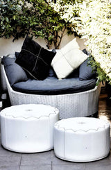 Pouf New Casablanca L Cervo Bianco